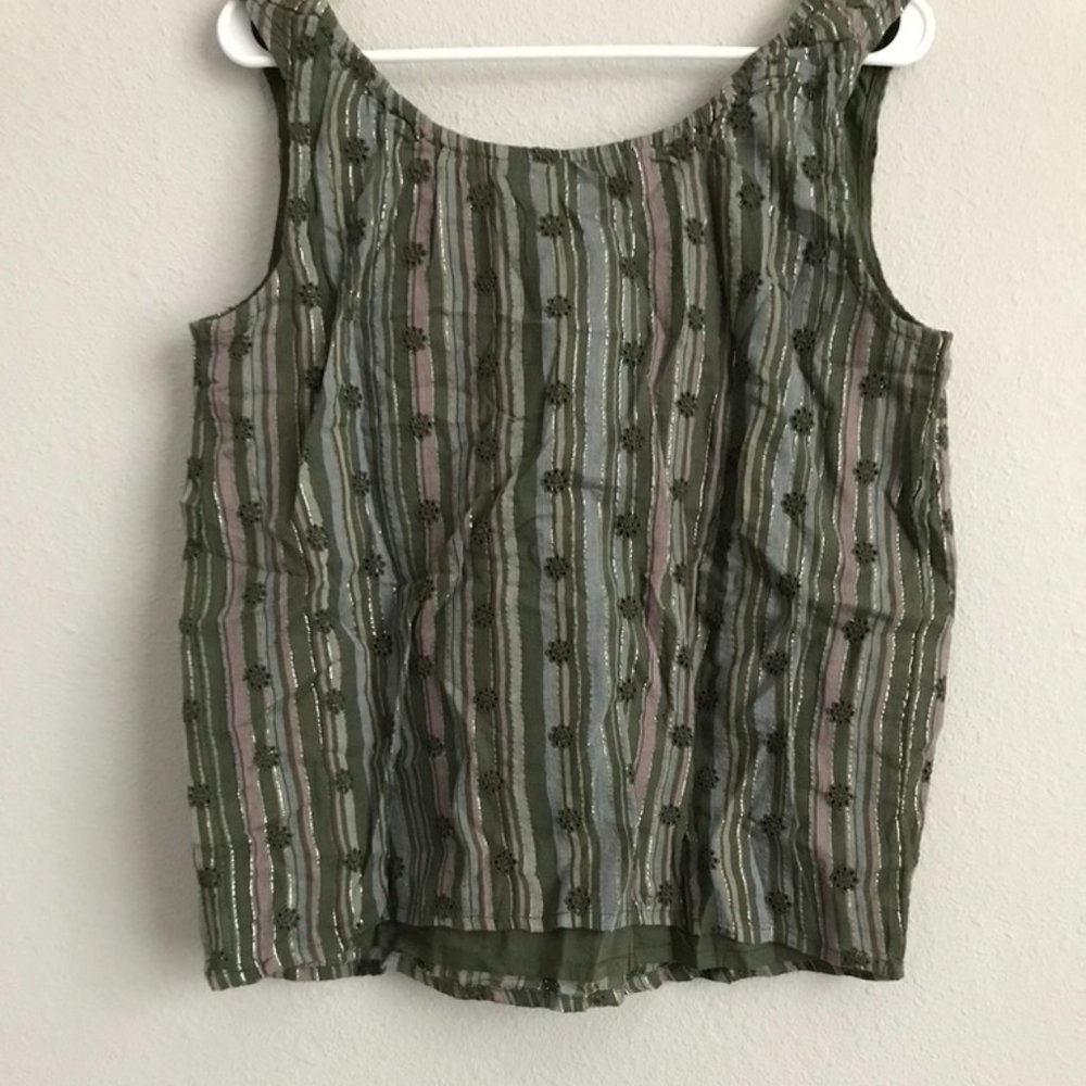 Candace Cameron Bure Summer Shine Woven Tank - Joshua (sz ) a515555